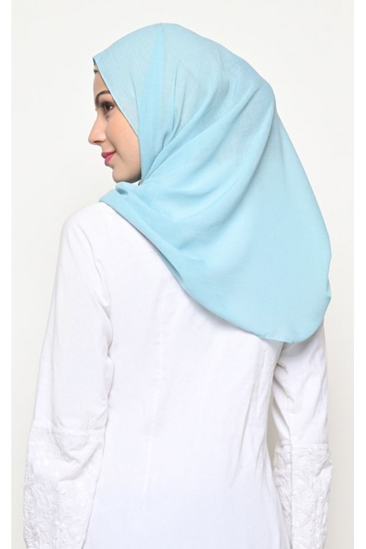 Pasmina Voal Gucci Jahit Tepi Cerulian
